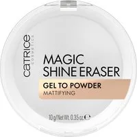 Catrice Puder MAGIC SHINE ERASER GEL TO POWDER, mattiert wie ein Fixierpuder, makelloses Finish
