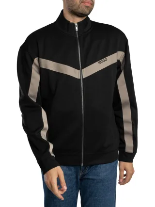 HUGO Darti Trainingsjacke, Schwarz