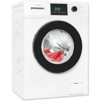 exquisit Waschmaschine WA9214-340A, 9 kg, 1400 U/min, AquaStop-Vollwasserschutz, Trommelreinigung für sauberen Innenraum