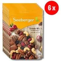 Seeberger Snacks Nüsse Seeberger Schoko-Mix Multipack - 6 x 150 g