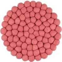 myfelt Topfuntersetzer Filzkugel Topfuntersetzer ⌀ 20 cm, Schurwolle