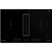 KKT KOLBE Induktions-Kochfeld IND800DRAFT, 80cm Kochfeld mit Dunstabzug Kochmulde Kochplatte Downdraft 4 Zonen