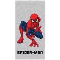 Spiderman Badetuch Spiderman Grey Web Badetuch, Strandtuch 60x120cm, 100% Baumwolle (1-St)