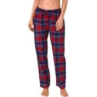Normann Pyjama Dame Flanell Schlafanzug Hose kariert aus Baumwolle ideal zum relaxen