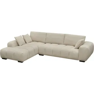 Habitat Garten Ecksofa, Beige, Textil, 307x207 cm, Wohnzimmer, Sofas & Couches, Wohnlandschaften, Ecksofas