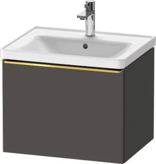 Duravit D-Neo Waschtischunterbau wandhängend Graphit Matt 584x452x440 mm - DE4249034490000 DE4249034490000