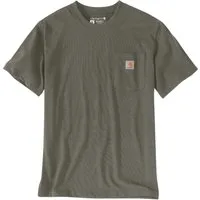 Carhartt T-Shirt Carhartt Dearborn Herren T-Shirt mit Brusttasche Dusty Olive