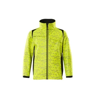 MASCOT Softshell Jacke für Kinder ACCELERATE SAFE Hi-vis Gelb / Schwarz 128 - 19902-291-1709-128