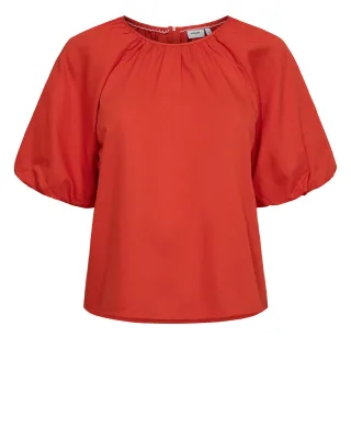 Nümph - Bluse - Nutrine rot/orange - Gr. - 34