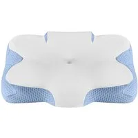 SONGMICS Nackenstützkissen, Kopfkissen, höhenverstellbar, kühlend, Memory Foam