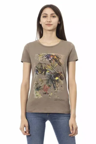 Blumenmuster T-Shirt