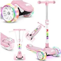 KIDIZ Cityroller, Roller Kinder Scooter X-Pro2 Dreiradscooter mit PU LED Leuchten