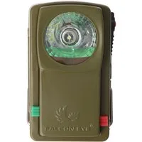 AccuCell LED Taschenlampe LED BW Signal Taschenlampe Nato Olivgrün, mit zusätzlichen Filtersche