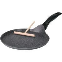 STONELINE Crêpepfanne, Aluminiumguss, Ø 25 cm, Induktion, mit Teigverteiler