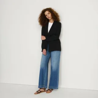 Blazer für Damen in Petite-Größe, Damen, size: petite, Schwarz, Polyester-Mischung, by Lands' End