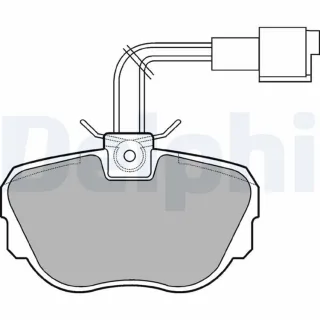 Delphi Bremsbel?ge vorne BMW 3er Z1 LP647