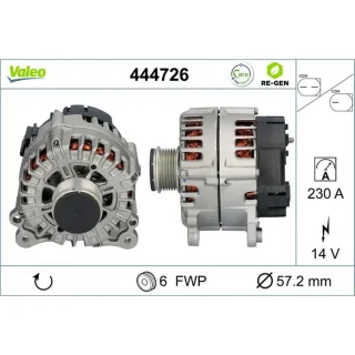 Valeo Generator Porsche Cayenne Panamera VW Touareg 444726