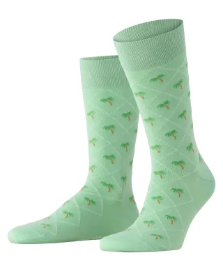 Burlington - Burlington Palm Tree Herren quiet green - Gr. - 43