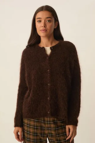 des petits hauts - Strickjacke - Bea braun