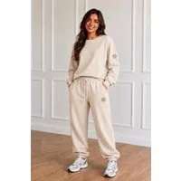 Worldclassca Jogginganzug Worldclassca Damen Zweiteiler Oversize SET Shirt + Hose Jogginganzug, Neue Kollektion - Stilvolle und gemütliche Mode für Damen