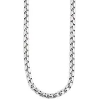 Adelia´s Kette ohne Anhänger Damen Edelstahl Venezianerkette Halskette