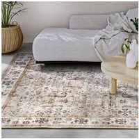 ELLE DECORATION Teppich Saveh, rechteckig, Höhe: 5 mm, Kurzflor, Anti Rutsch, Vintage, Klassisch, Wohnzimmer, Flur