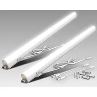 B.K.Licht Unterschrankleuchte BK_UL1513 2er Set LED Unterbauleuchte, je 87,3cm, 15W, 1500lm, 4.000K, LED fest integriert, Neutralweiß, Lichtleiste mit neutralweißen Licht, erweiterbar durch Stecksystem