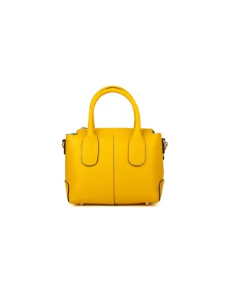 Giulia Monti Schultertasche Safran Gelb