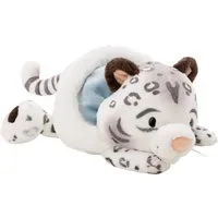 Nici Kuscheltier Winter, Schneeleopard Eleni Snowbell, 30 cm liegend