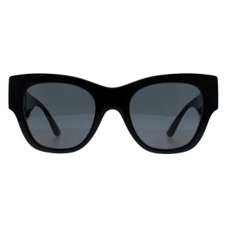 Versace Cat Eye Womens Schwarz Dunkelgrau VE4415U