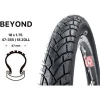 BEYOND Fahrradreifen 18 Zoll Beyond Fahrrad Reifen 47-355 City Trekking