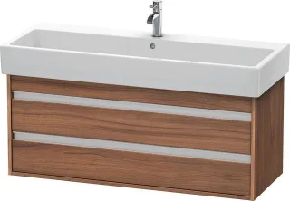 Duravit Ketho Waschtischunterbau wandhängend Nussbaum Matt 1150x440x480 mm - KT663907979 KT663907979