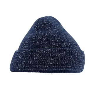 Beechfield - Mütze Reflektierend für Herren/Damen Unisex (Dunkelblau)