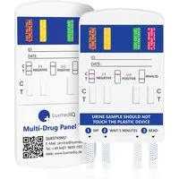 LuxmedIQ Drogen-Schnelltest für 8 Drogenarten - Urin Drogentest Multi 8, 2-tlg.