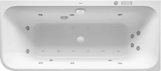 Duravit Happy D.2 Plus Whirlwanne Weiß / Graphit Supermatt 1800x800 mm - 760450800CE1000 760450800CE1000