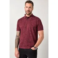 JP1880 Poloshirt Poloshirt Halbarm Piqué Alloverdruck bis 8 XL