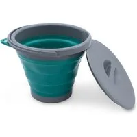 Spetebo Falteimer Camping Zubehör, (Artikel, 1-tlg., Eimer mit Deckel 5L), Silikonschüssel faltbar
