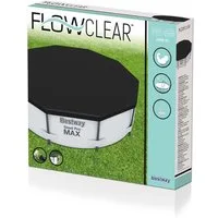 Bestway Pool-Abdeckplane Bestway 58036 - Flowclear PVC-Abdeckplane Ø 305 cm, schwarz, rund