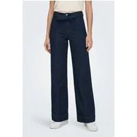 ONLY High-waist-Jeans ONLMADISON BLUSH HW WID BELT DNM GUA579 Materialmix, High Waist, Wide Fit