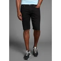 Bruno Banani Jeansshorts Hutch-Shorts gerade geschnittene kurze Beine, niedrige Leibhöhe