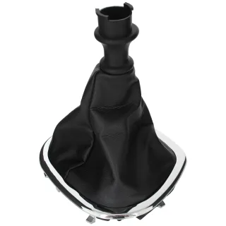 Schaltmanschette Manschette + Chrom Rahmen für Schaltknauf für Renault Trafic III / Opel Vivaro B / Fiat Talento