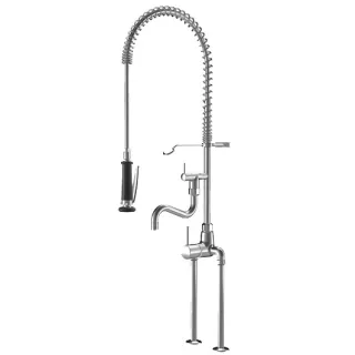 KWC Hebelmischer GASTRO Schwenkauslauf, AD153 A300 B370,Anschl,340mm, chromeline,121297 121297
