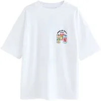 Next T-Shirt Oversized Fit T-Shirt, Dosen-Drinks (1-tlg)
