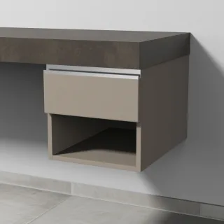 Sanipa Anbau-/Solitärschrank 2morrow (L2350) 340x350x520 Sandgrau-Matt, L235067 L235067