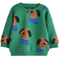 Next Sweater Oberteil mit Rundhalsausschnitt und Print (1-tlg)