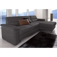 sit&more Ecksofa Ascara L-Form, inklusive Boxspring/Federkern-Polsterung, wahlweise mit Bettfunktion
