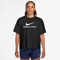 Nike Kurzarmshirt W NP DF 365 SS LOOSE TOP Kurzarmdesign, mit Rundhalsausschnitt, normale Länge
