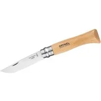 Opinel Taschenmesser Taschenmesser No 08, Griff Buche, 8,5 cm Edelstahlklinge