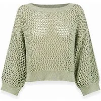 Freeman T. Porter Strickpullover Parossa Shiny Knit Shirt - Strickpullover Damen - Pullover luftig