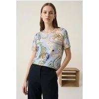 soyaconcept Shirtbluse SC-CASJA 1 aus Viskose, normale Passform, mit gemustertem Druck, pflegeleicht
